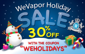 wevapor holiday sale
